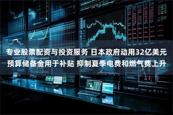 专业股票配资与投资服务 日本政府动用32亿美元预算储备金用于补贴 抑制夏季电费和燃气费上升